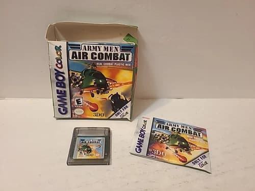 Army Men: Air Combat (Nintendo Game Boy Color, 2000) CIB Complete in box! Tested
