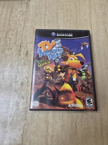 Ty the Tasmanian Tiger 3 Night of the Quinkan Nintendo GameCube Complete CIB