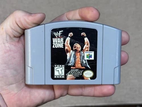 WWF Warzone (Nintendo 64, N64) Game - Authentic - Tested
