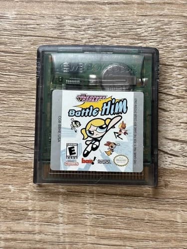 Powerpuff Girls Battle Him NINTENDO GAMEBOY COLOR Game Only