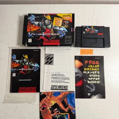 Killer Instinct (Super Nintendo SNES) Complete in Box CIB