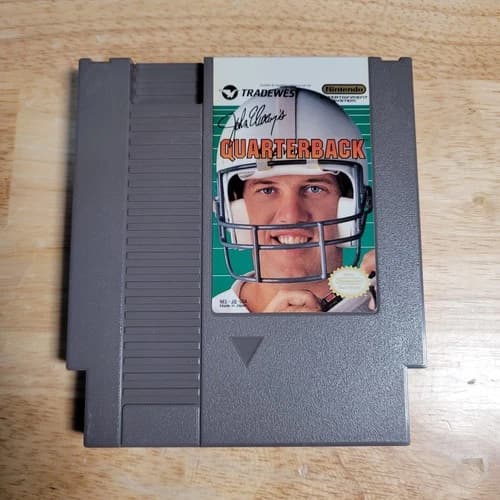 John Elway's Quarterback Nintendo Entertainment System, 1989 NES - Tested