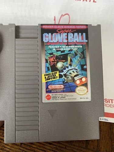 Nintendo Entertainment System NES- "Super Glove Ball" 1985 Game