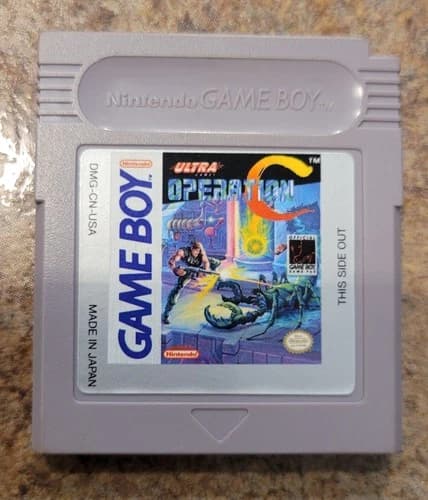 Nintendo Game Boy Operation C Game Contra
