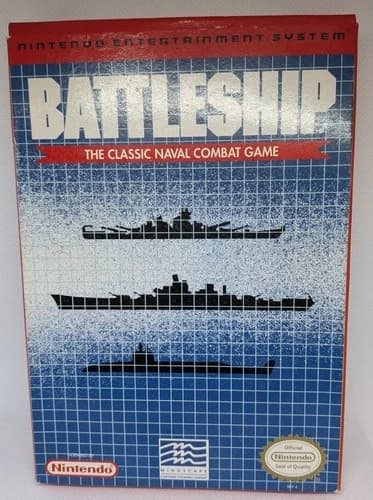 Battleship (Nintendo Entertainment System, 1993) NES With Box And Manual