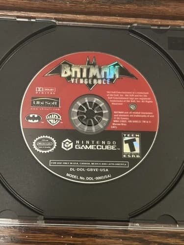 Batman: Vengeance (Nintendo GameCube, 2001) Disc Only Tested Working
