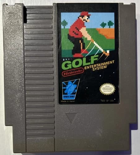 Golf (Nintendo Entertainment System, Nes) Tested and Working!