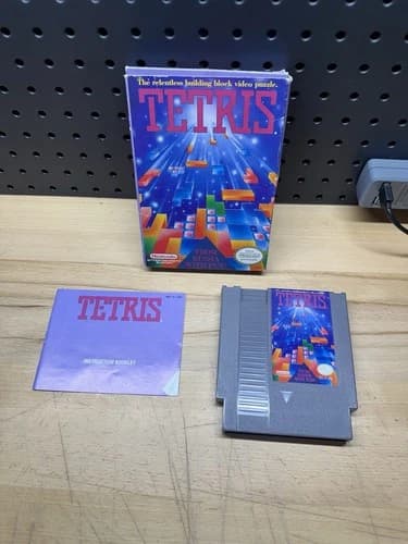 Tetris (Nintendo Entertainment System, 1989) Great Condition Box Complete Tested