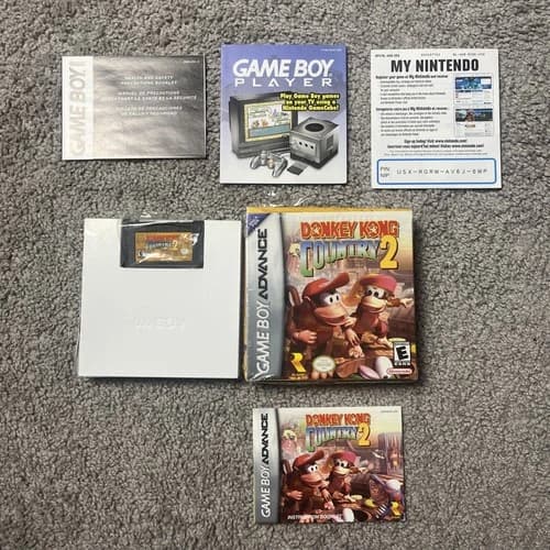 Donkey Kong Country 2 -Nintendo Game Boy Advance( 2004) CIB