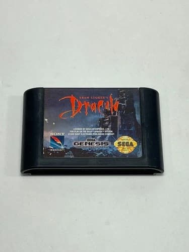 Bram Stoker's Dracula (Sega Genesis, 1993), CART Only - Tested & Cleaned