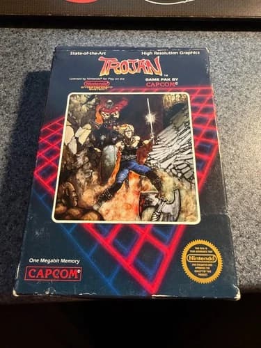 Trojan - Nintendo (NES) - Complete in Box (CIB)