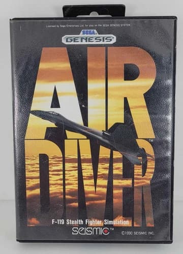 Air Diver (Sega Genesis, 1990) - (CIB, Tested)