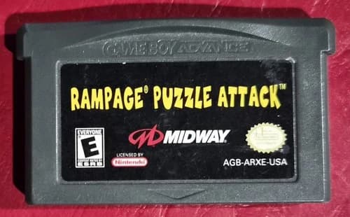 Rampage Puzzle Attack (Nintendo Game Boy Advance, 2001)
