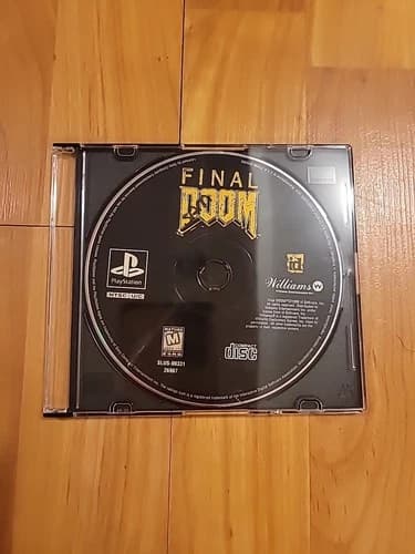 Final Doom (Sony PlayStation 1, 1995) Disc Only Tested But Scratched See Pics