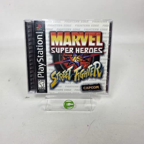 Marvel Super Heroes vs. Street Fighter (Sony PlayStation 1 PS1, 1999)
