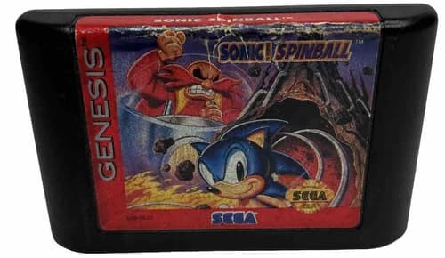 Sega Genesis Sonic Spinball Video Game (Game Only) Tested Works