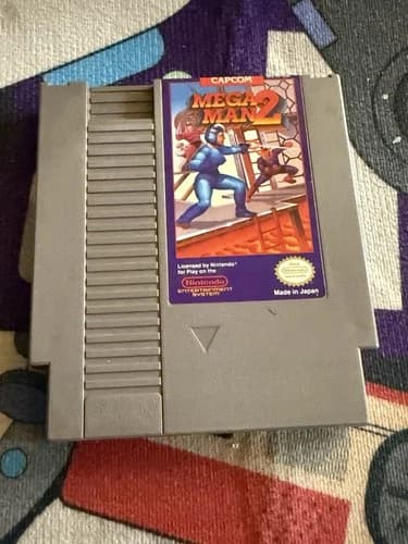 Mega Man 2 (Nintendo Entertainment System, 1988) NES Authentic Cartridge Tested