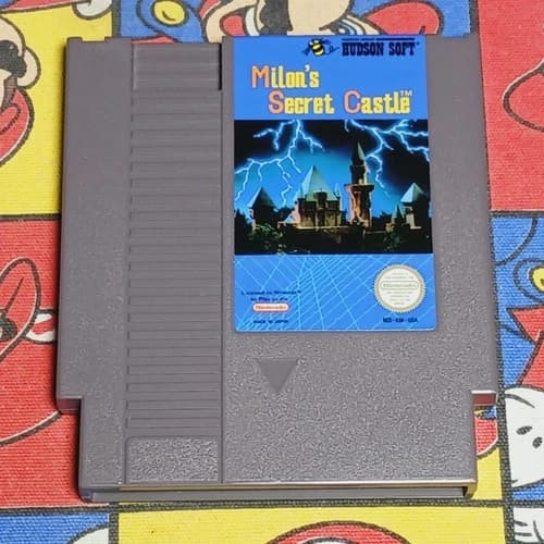 Milon's Secret Castle (Nintendo NES) Authentic/Cleaned/Tested Platformer Game
