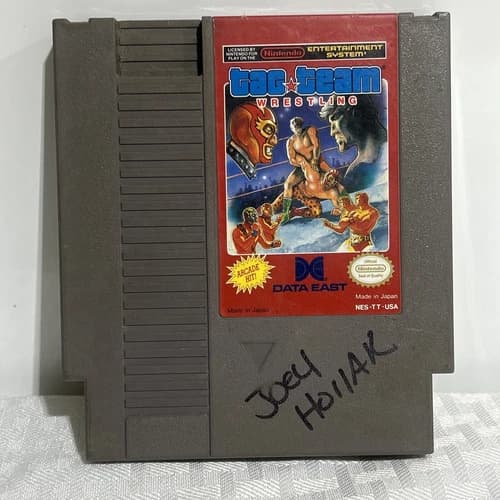 Tag Team Wrestling NES Nintendo 1986 Tested Working Cartridge Only TESTED