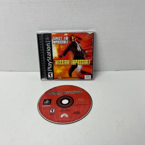Mission Impossible Sony PlayStation 1 Video Game With Registration Card