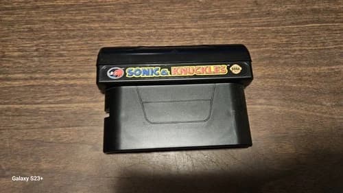 Sonic and Knuckles Sega Genesis Addon Cartridge Only Way Good Condition