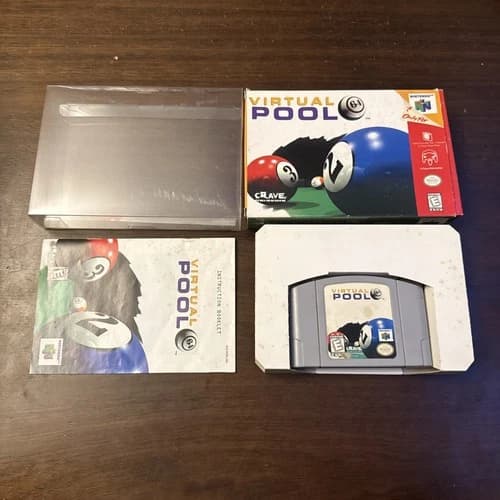 Virtual Pool 64 (Nintendo 64 N64) Complete - Tested - Authentic