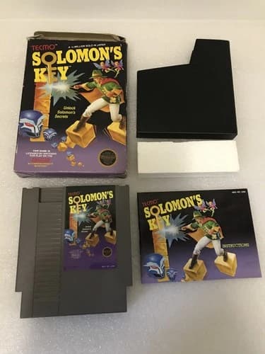 Solomon's Key (Nintendo NES) CIB