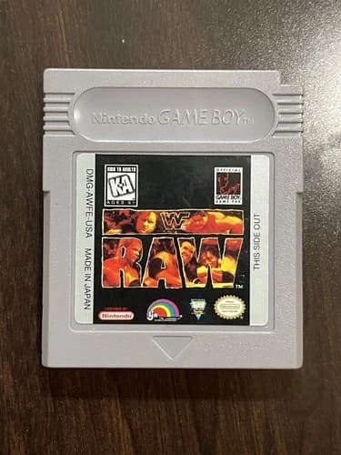 WWF Raw (Nintendo Game Boy, 1994) Cartridge Only