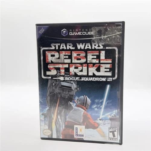 Star Wars Rebel Strike Rogue Squadron III Nintendo GameCube CIB inserts and card