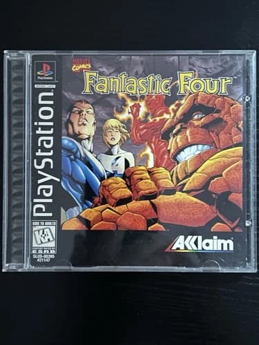1997 Acclaim Marvel Comics Fantastic Four Sony PlayStation 1 PS1 Video Game