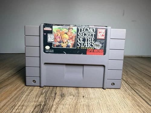 Tecmo Secret of the Stars (Super Nintendo SNES, 1995) Authentic Cart Only Tested