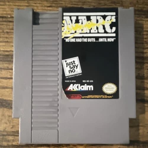 Acclaim NARC Nintendo NES Game Cartridge NTSC-U/C US/Canada