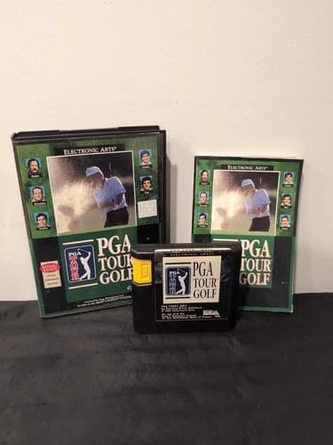 PGA Tour Golf Sega Genesis Complete in Box