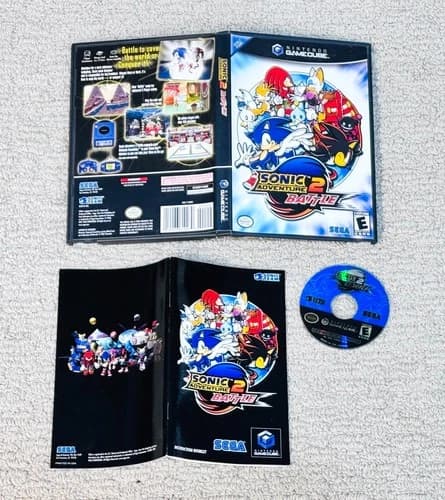 Sonic Adventure 2 Battle (Nintendo GameCube) Complete Game CIB - Tested