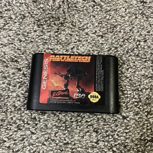 BattleTech: A Game of Armored Combat (Sega Genesis, 1994) Authentic Cartridge