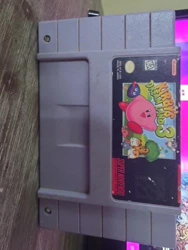 Kirby's Dream Land 3 Nintendo SNES - Authentic Cartridge Only - Tested, Works
