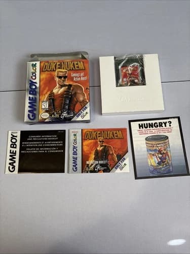 Duke Nukem (Nintendo Gameboy Color Boy GBC) Complete In Box CIB