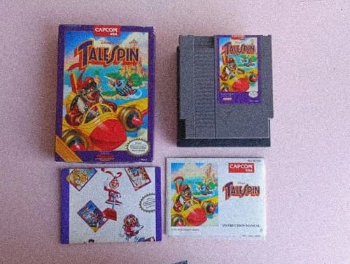 TaleSpin Disney's Tale Spin for NES Nintendo Complete In Box CIB