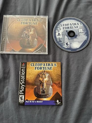 Cleopatra's Fortune (Sony PlayStation 1, 2003) CIB Complete In Box Tested GUC
