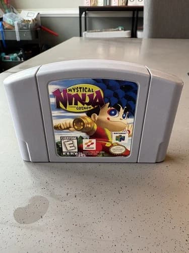 Mystical Ninja Starring Goemon N64 Authentic Cartridge. Cleaned and Tested.