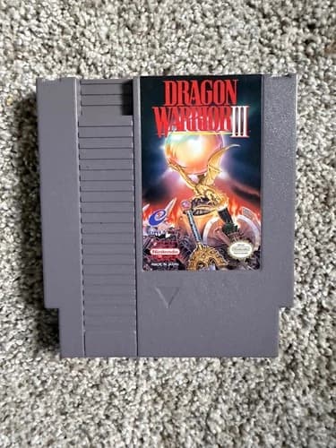 Nes Dragon Warrior 3, AUTHENTIC - TESTED - WORKING