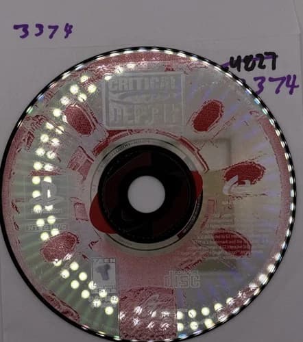 Critical Depth (Sony PlayStation 1, PS1) DISC ONLY | NO TRACKING | #3374
