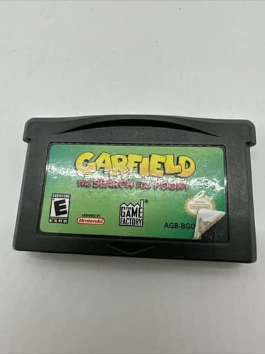 Garfield: The Search for Pooky GBA Authentic Tested (Nintendo Game Boy Advance)