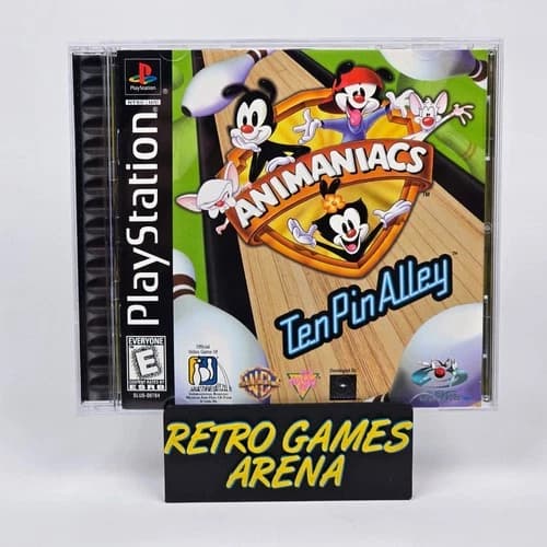 Animaniacs: Ten Pin Alley (PlayStation 1 PS1) CIB COMPLETE
