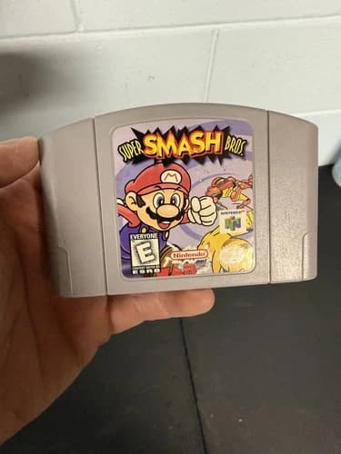 Super Smash Bros. (Nintendo 64 N64, 1999) CLEAN FREE SHIPPING
