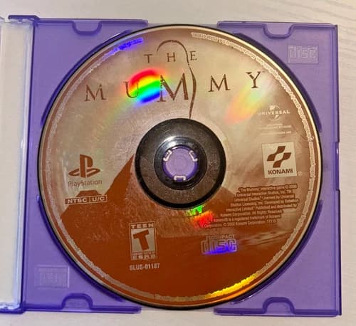 The Mummy - Sony PlayStation 1 PS1 2000- Disc Only - Tested & Working