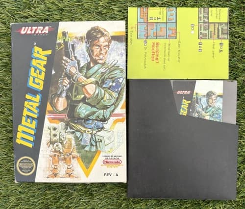 Metal Gear Nintendo NES CIB Ultra Games
