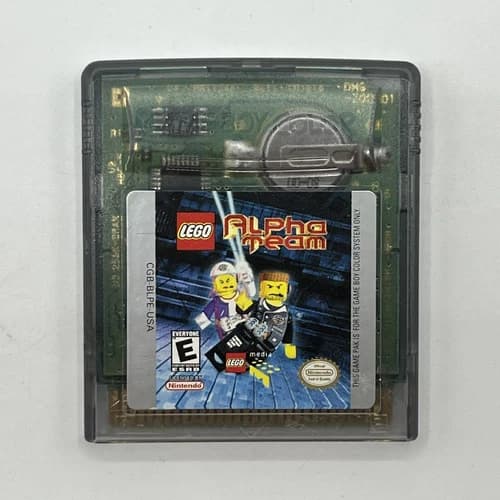 Nintendo Game Boy Color Lego Alpha Team Authentic Tested & Working GBC 2000