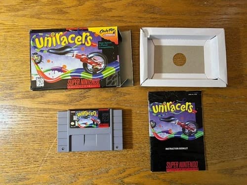 Uniracers Super Nintendo SNES Complete In Box w/ Manual CIB