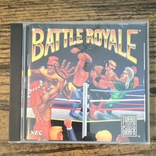 NEC Battle Royale Wrestling Sports TurboGrafx-16 Game Cartridge NTSC-U/C